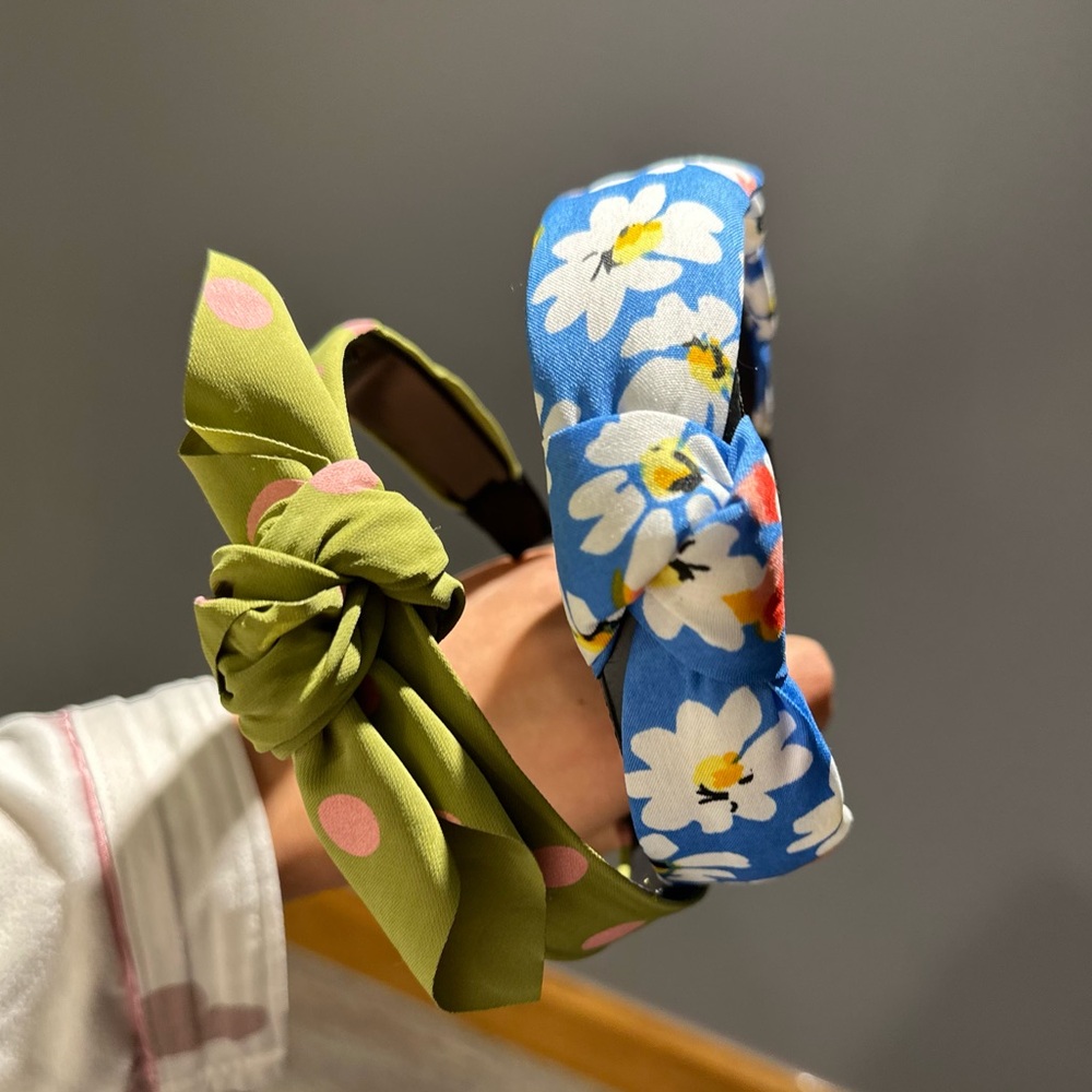 Handmade Floral & Polka Dot Headbands - Support Small Business